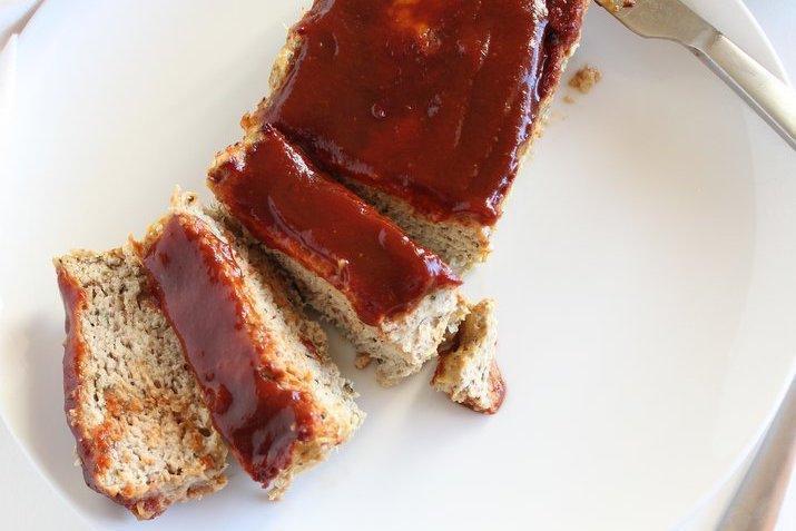 Low FODMAP BBQ Chicken Meatloaf