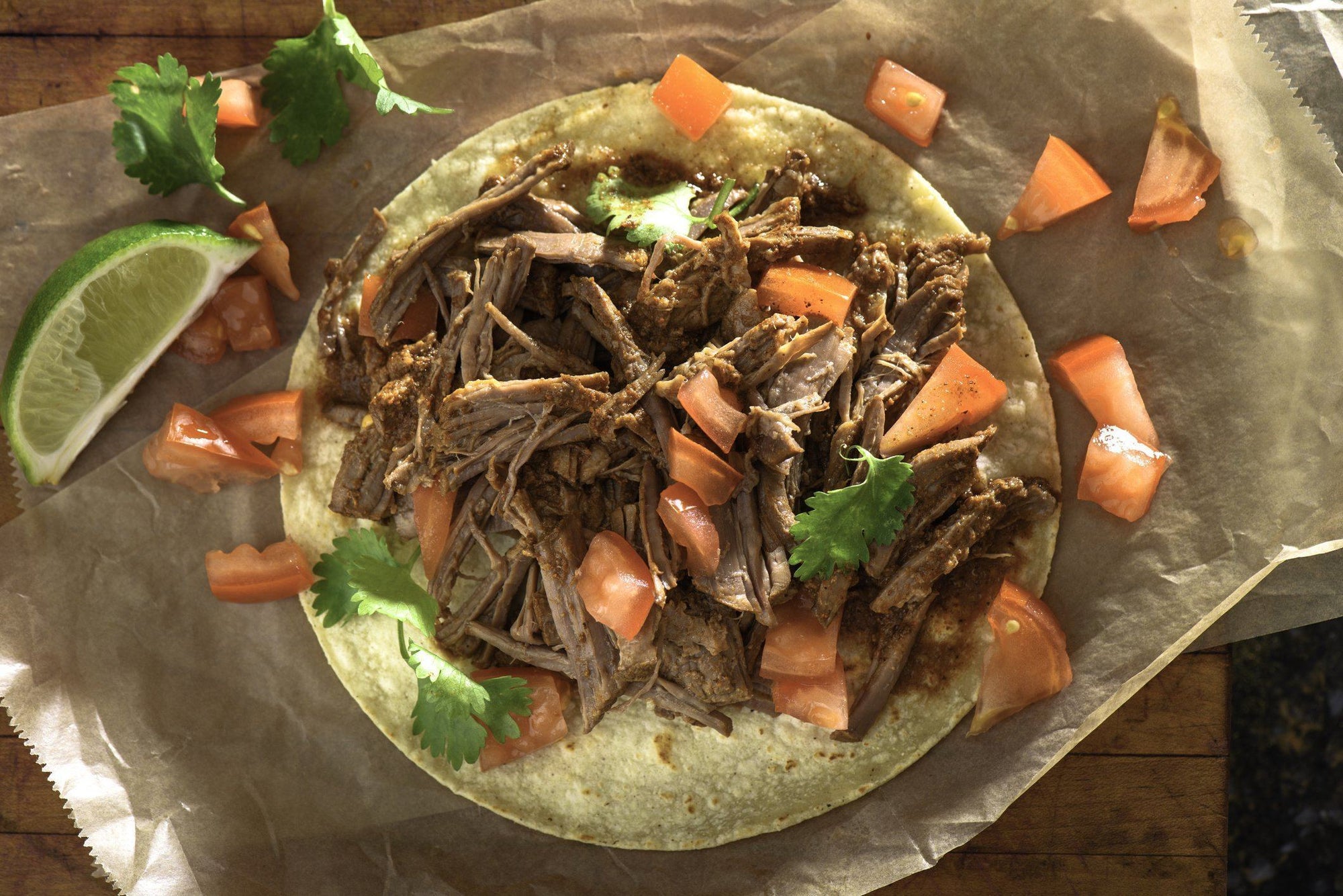 Slow Cooker, Low FODMAP Pulled Pork Tacos