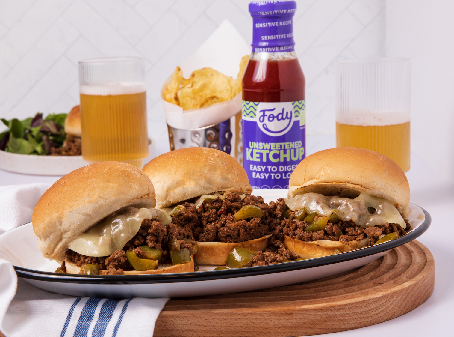 Fody’s Philly Cheesesteak Sloppy Joes